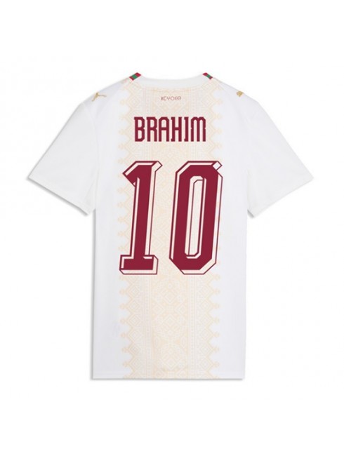 Marokko Brahim Diaz #10 Auswärtstrikot für Frauen WM 2026 Kurzarm Marokko Brahim Diaz #10 Auswärtstrikot für Frauen WM 2026 Kurzarm